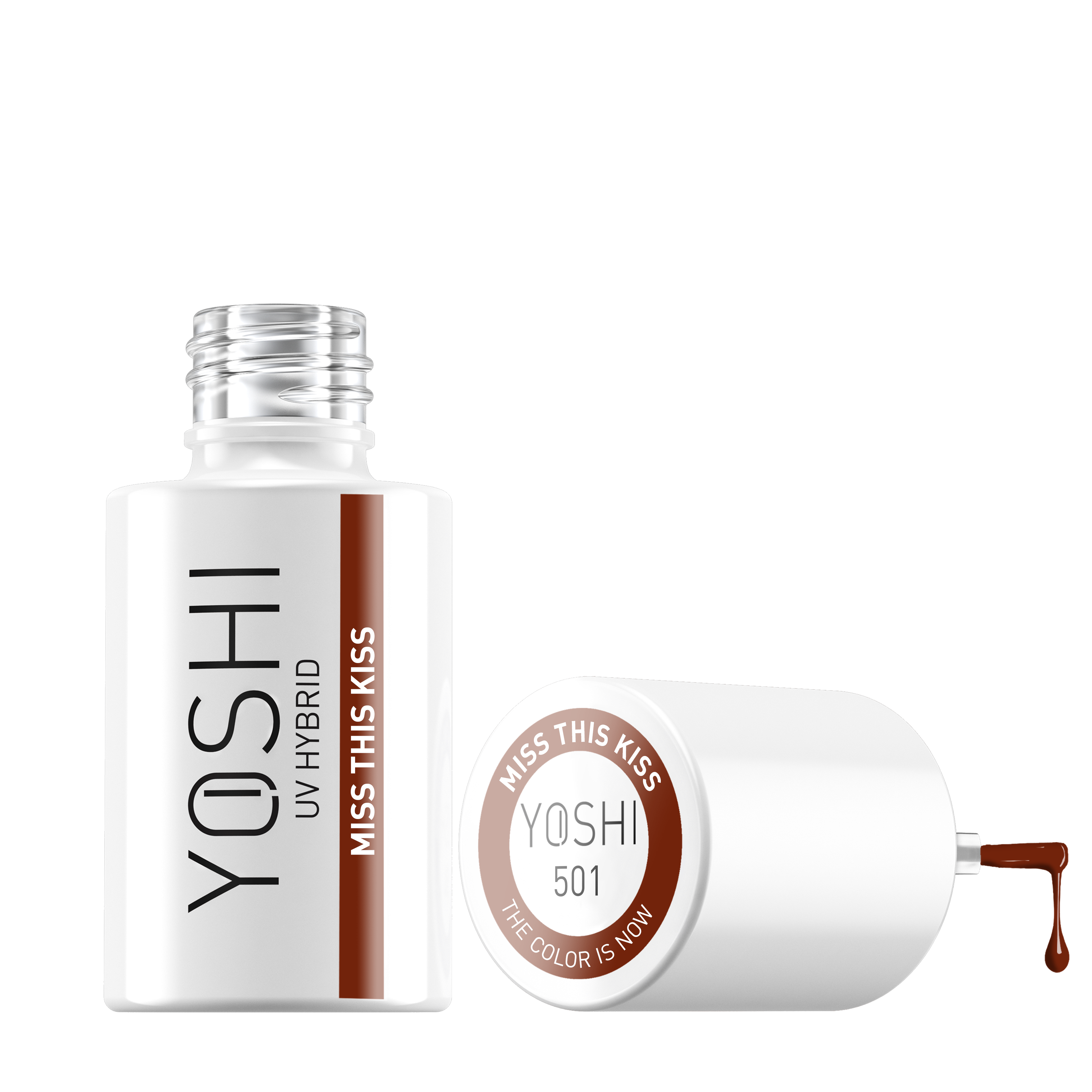 Yoshi - Lakier Hybrydowy 501 Miss This Kiss 6ml