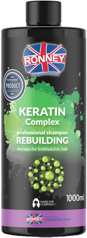 Ronney Keratin Complex Rebuilding Therapy - Szampon Odbudowujący Do Włosów Kruchych I Cienkich 1000 Ml Rch 00028