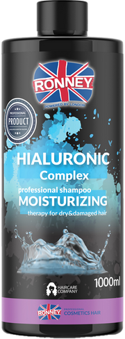 Ronney Hialuronic Complex Moinsturizing - Szampon Nawilżający Do Włosów Suchych I Zniszczonych 1000 Ml Rch 00033