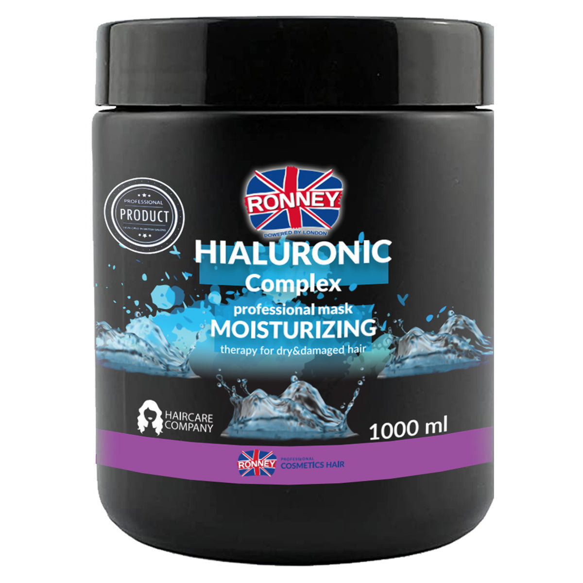 Ronney Ronney Mask Hialuronic Complex Moinsturizing - Maska Nawilżająca Do Włosów Suchych I Zniszczonych 1000 Ml — Składniki i ocena