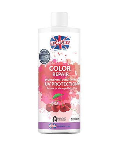 Ronney Ronney Conditioner Color Repair Cherry Uv Protection  - Odżywka Do Włosów Farbowanych Wiśniowa 1000 Ml — Składniki i ocena