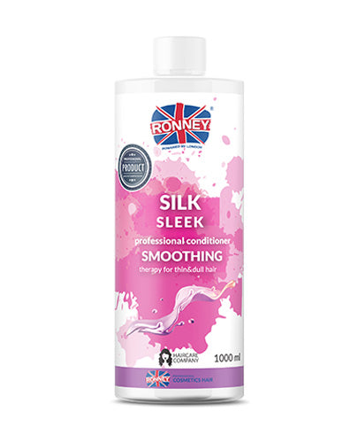Ronney Ronney Conditioner Smoothing Silk Sleek - Odżywka Wygładzająca Do Włosów Cienkich I Matowych 1000 Ml — Składniki i ocena