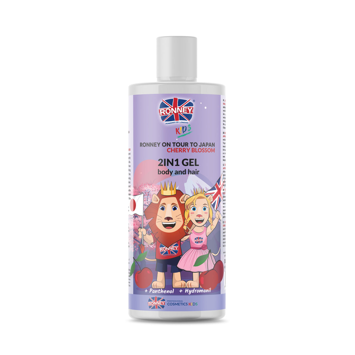 Ronney Ronney Kids On Tour To Japan - Delikatny Żel Do Mycia Włosów I Ciała 2w1 O Zapachu Wiśniowym 300 Ml — Składniki i ocena