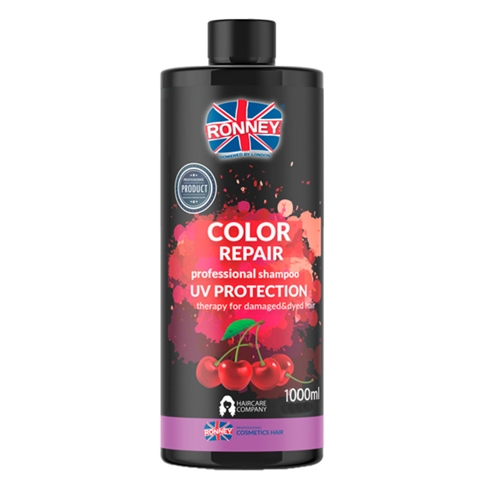 Ronney Ronney Color Repair Cherry Uv Protection - Szampon Do Włosów Farbowanych Wiśniowy 1000 Ml Rch 00098 — Składniki i ocena