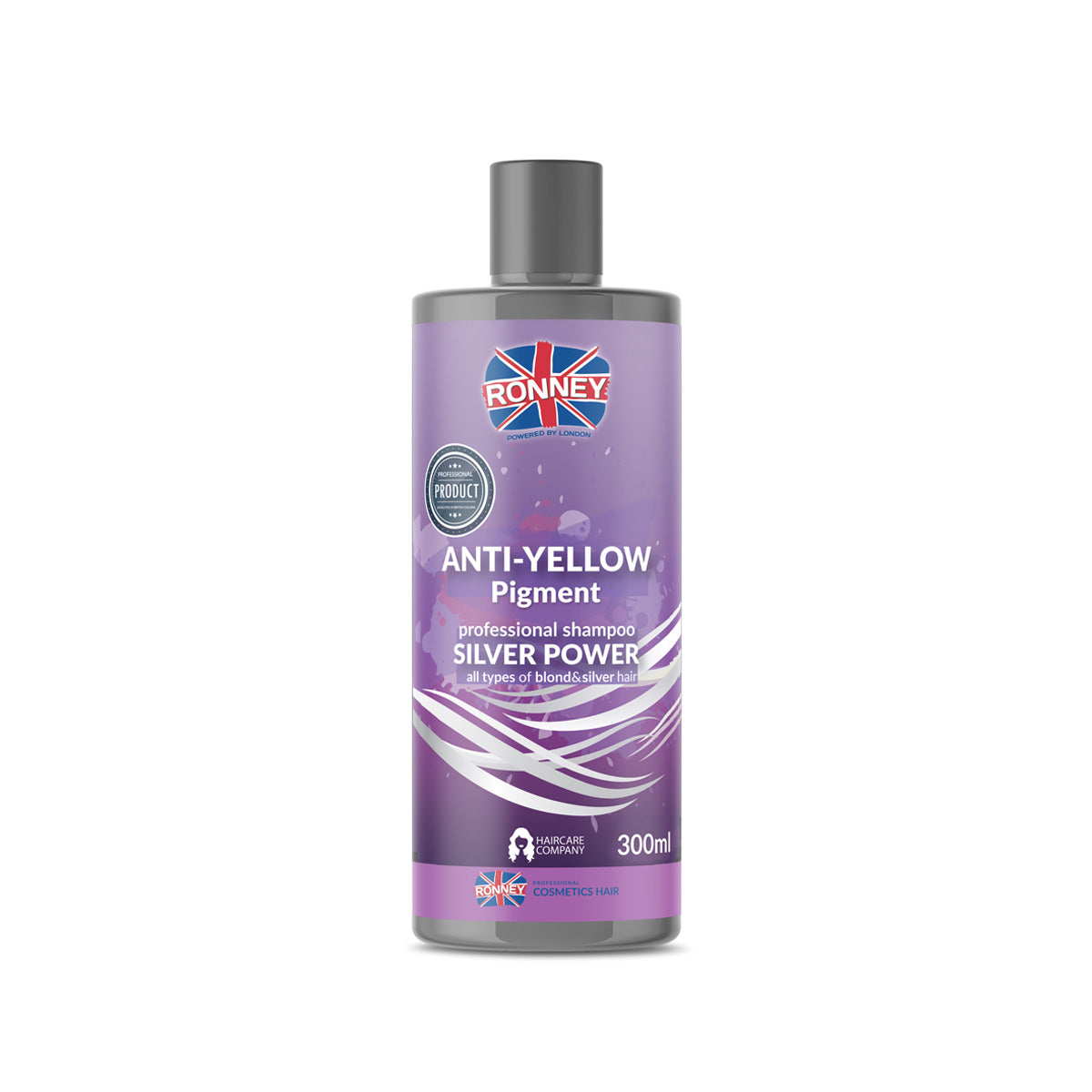Ronney Ronney Shampoo Silver Power Anti-Yellow Pigment - Szampon Do Włosów Blond, Rozjaśnianych I Siwych No Yellow 300 Ml — Składniki i ocena