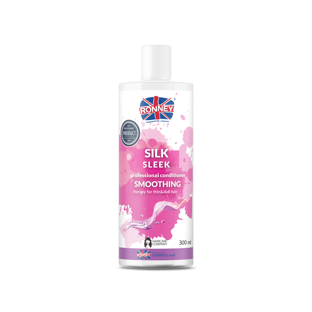Ronney Ronney Conditioner Smoothing Silk Sleek - Odżywka Wygładzająca Do Włosów Cienkich I Matowych 300 Ml — Składniki i ocena