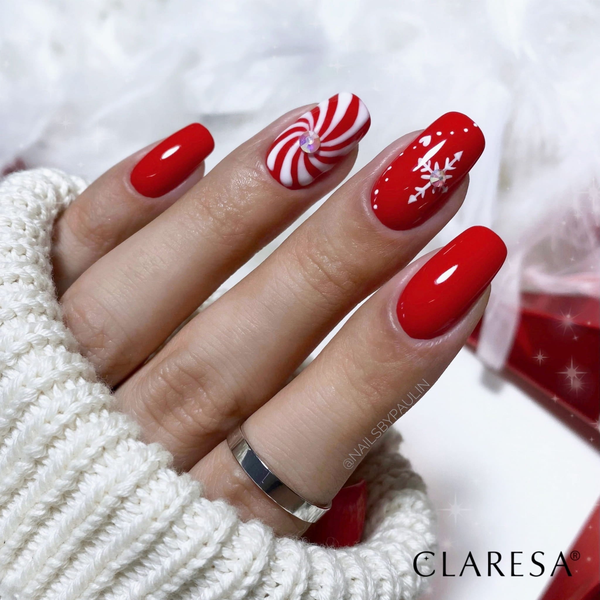 Claresa - Lakier hybrydowy RED 406 5g