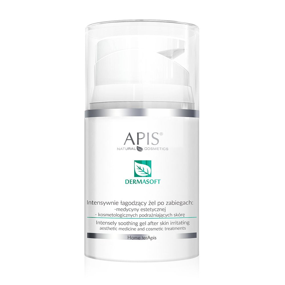 APIS Dermasoft Intensywnie Łagodzący Żel Po Zabiegach Medycyny Estetycznej I Kosmetologicznych, 50ml