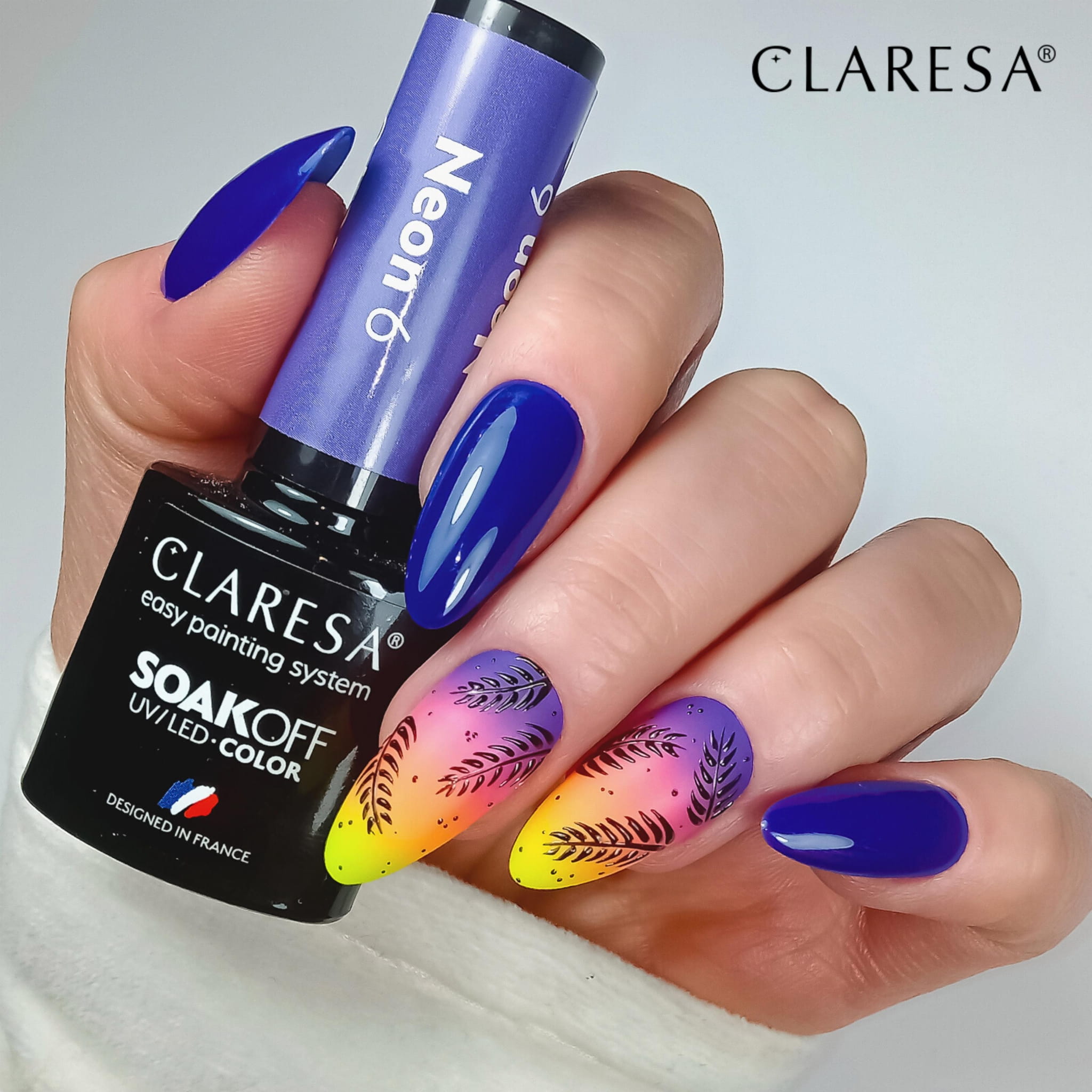 Claresa - Lakier hybrydowy NEON 6 -5g