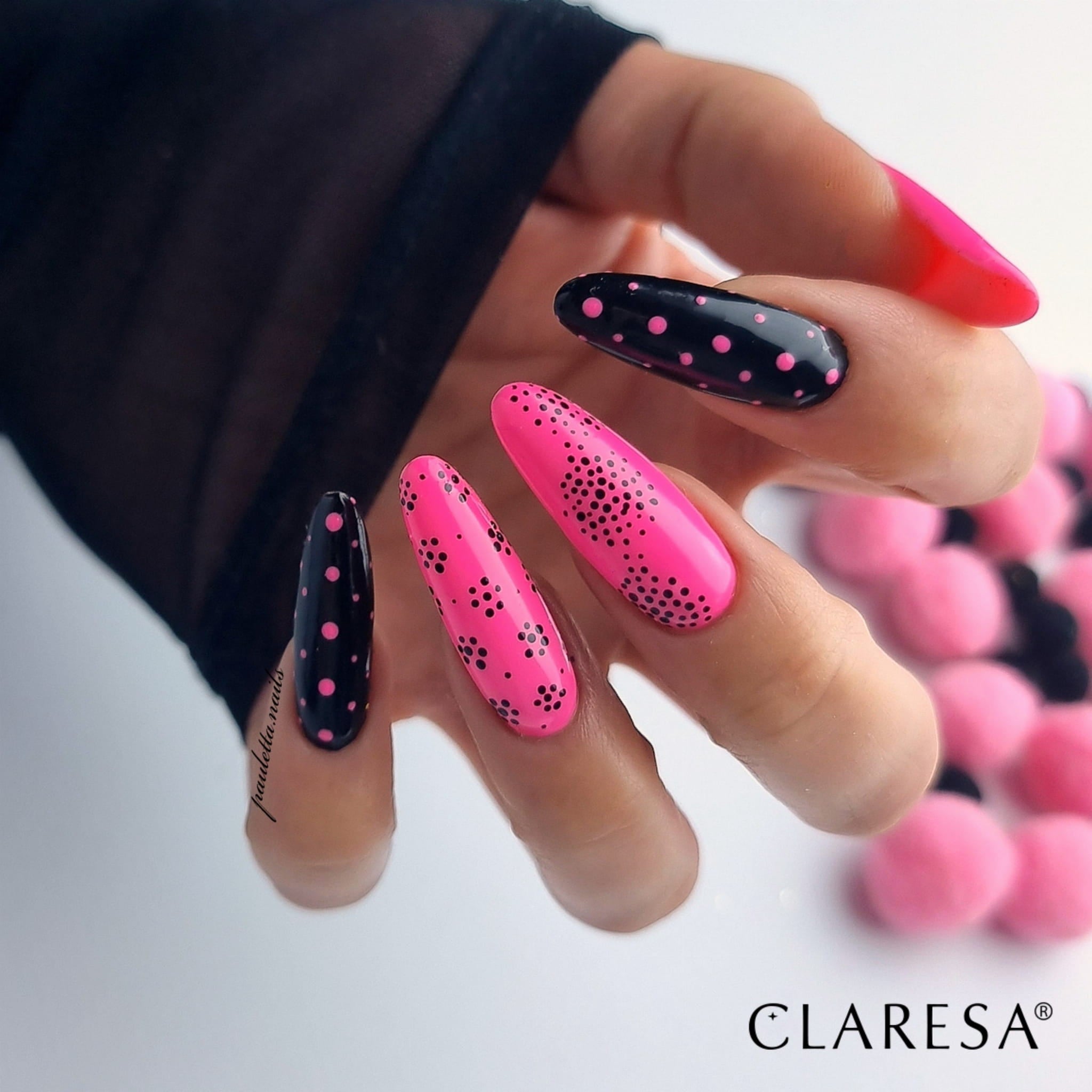 Claresa - Lakier hybrydowy BLACK 900 -5g