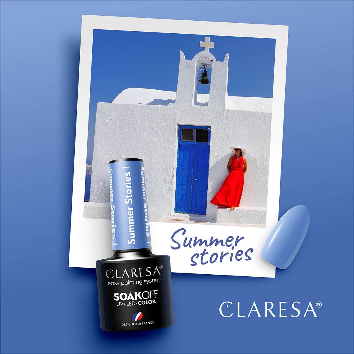 Claresa - lakier hybrydowy SUMMER STORIES 1 -5g