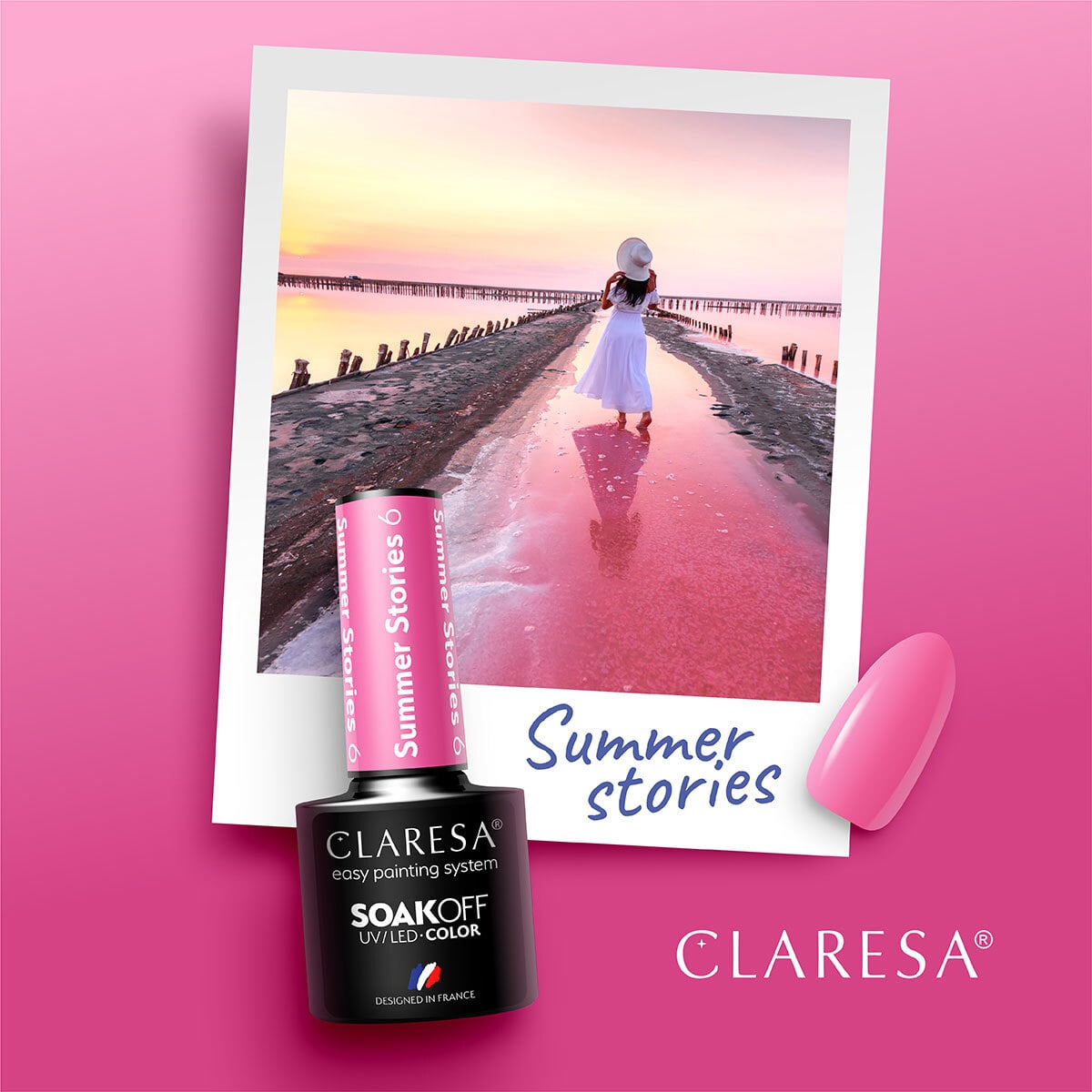 Claresa - lakier hybrydowy SUMMER STORIES 6 -5g