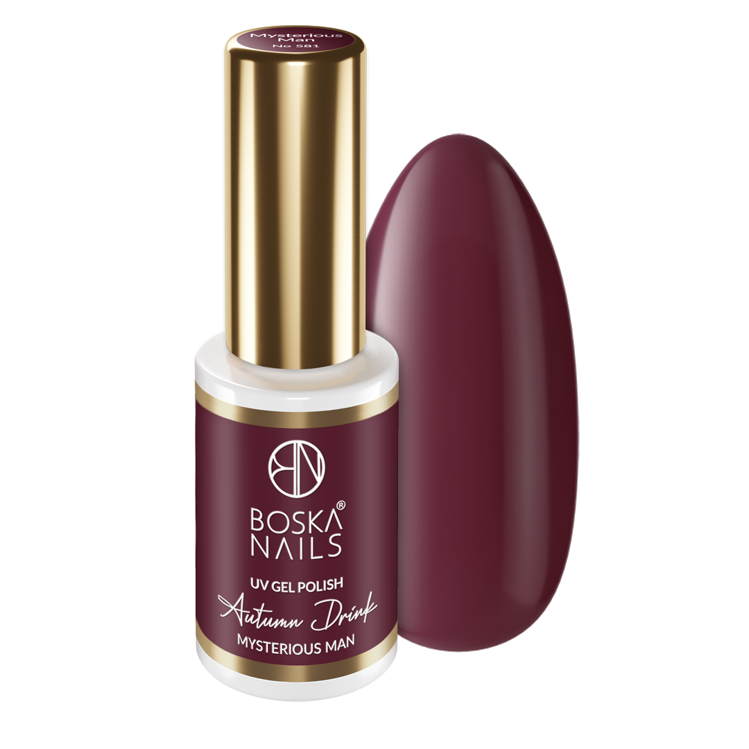 Boska Nails Lakier Hybrydowy Autumn Drink Mysterious Man No 581 6ml