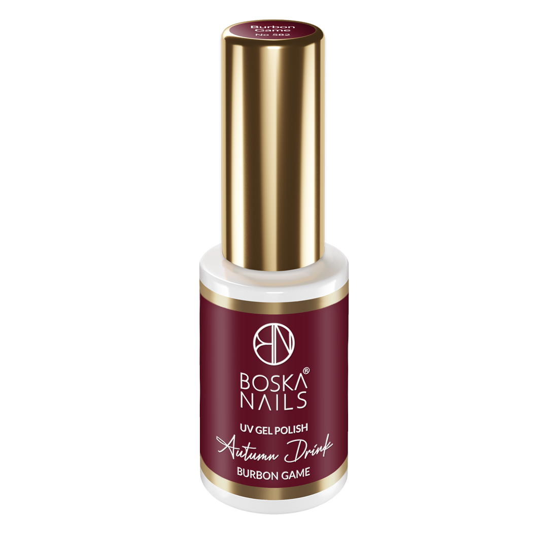 Boska Nails Lakier Hybrydowy Autumn Drink Burbon Game No 582 6ml