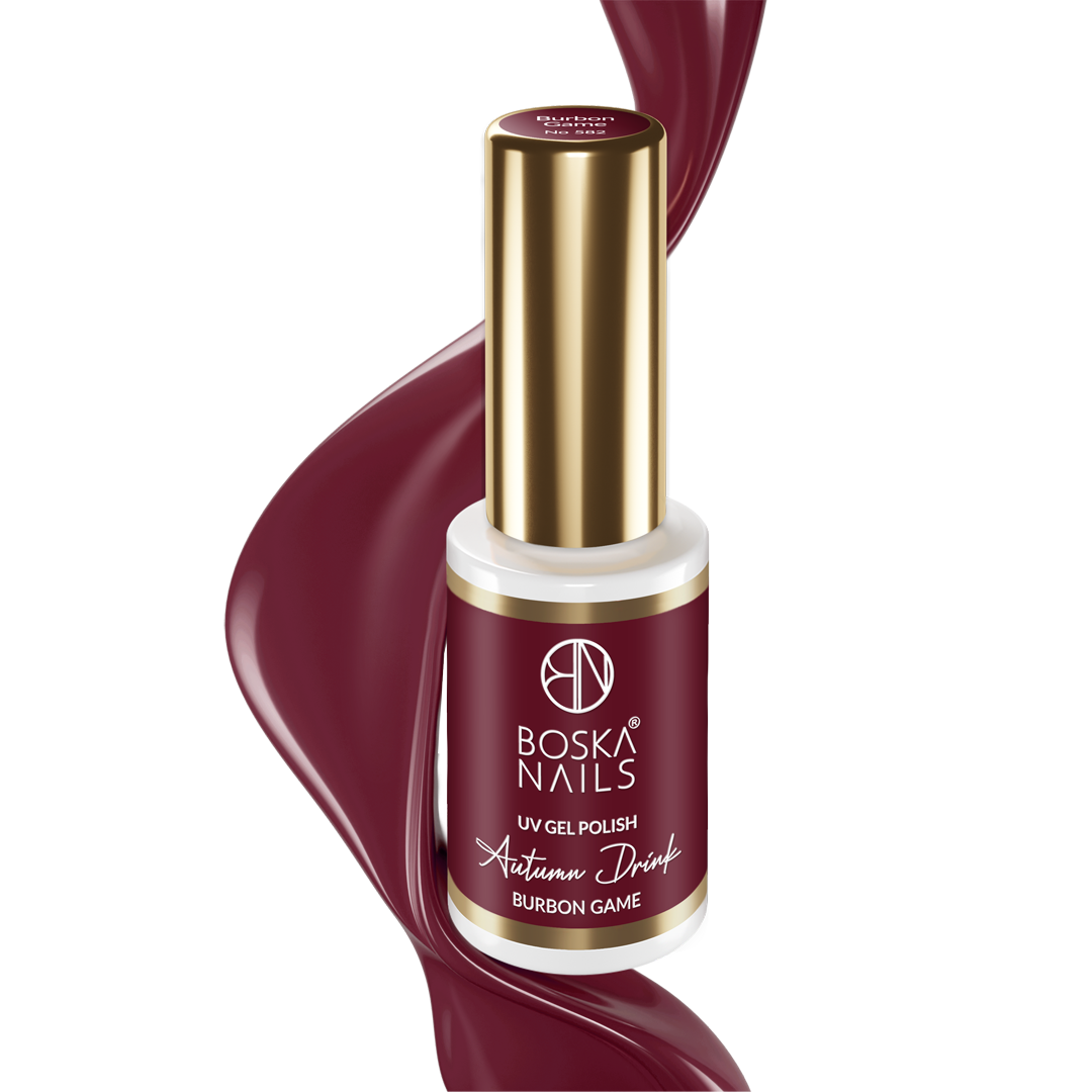 Boska Nails Lakier Hybrydowy Autumn Drink Burbon Game No 582 6ml