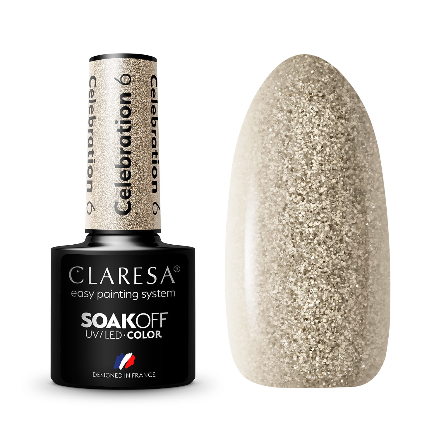 Claresa - lakier hybrydowy CELEBRATION 6 -5g