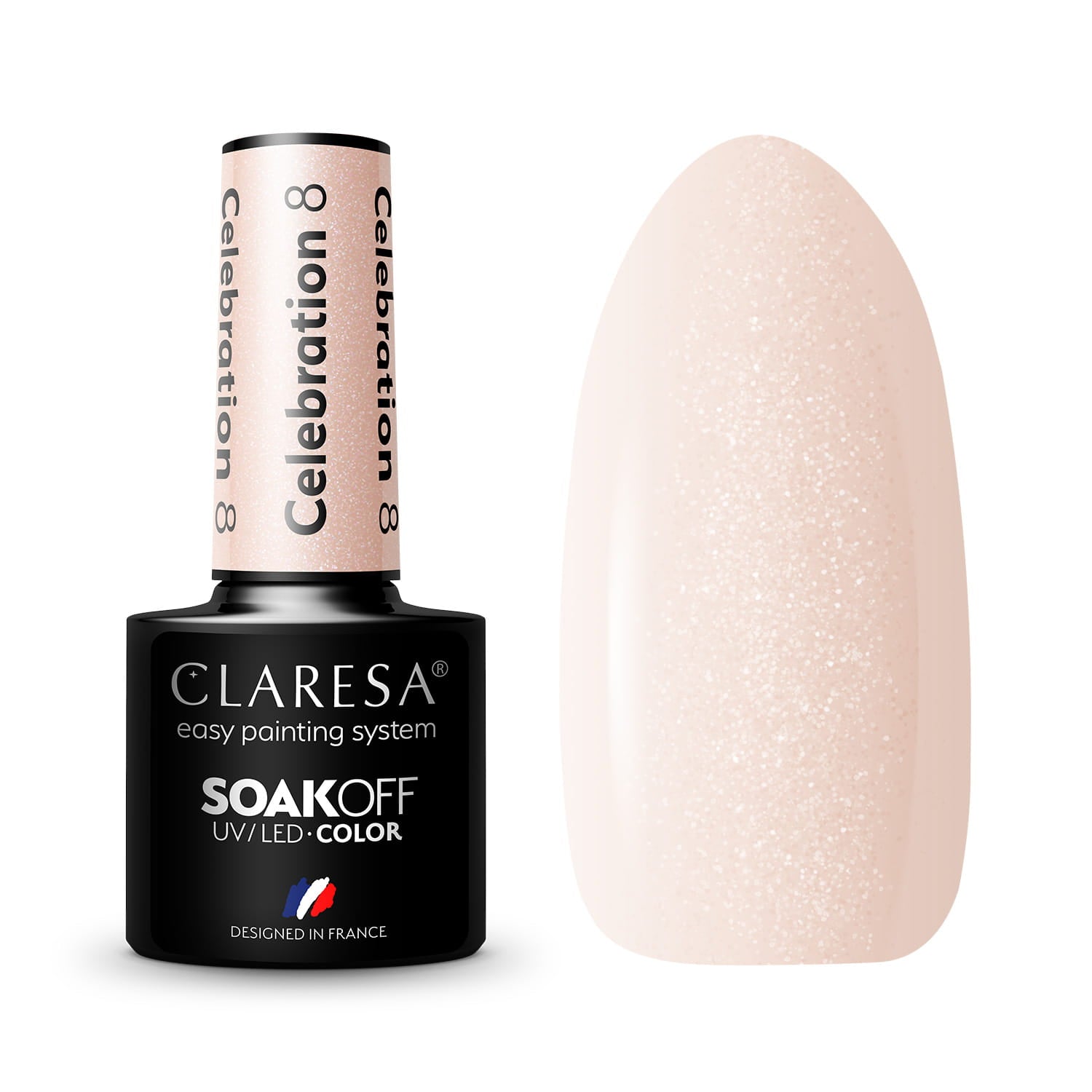 Claresa - lakier hybrydowy CELEBRATION 8 -5g