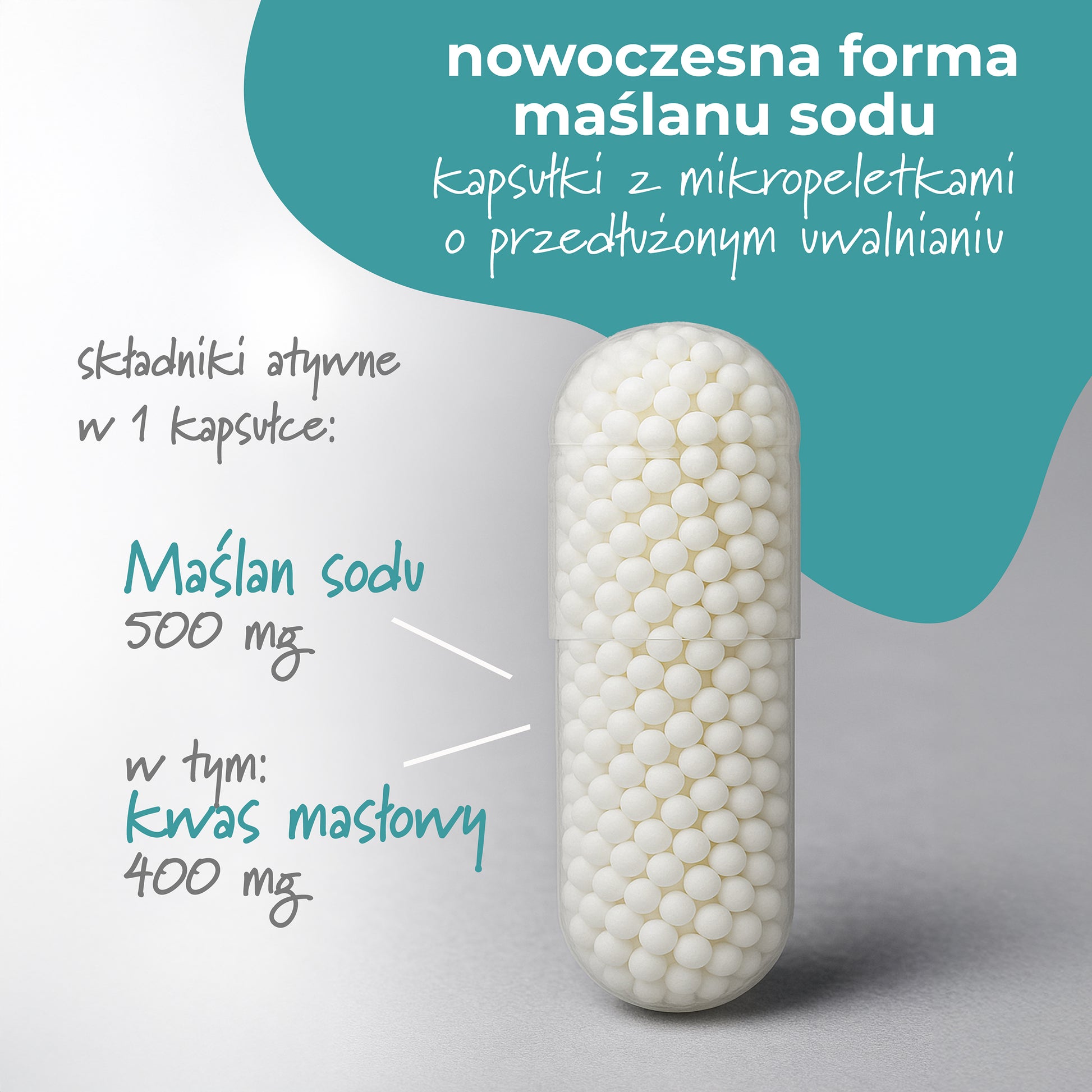 Twój Cel To Maślan Sodu Forte Suplement Diety Wspierający Jelita 60 Kapsułek
