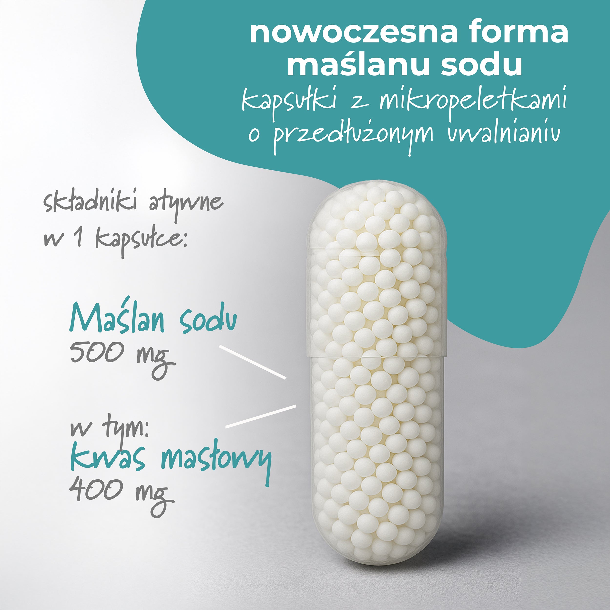 Twój Cel To Maślan Sodu Forte Suplement Diety Wspierający Jelita 60 Kapsułek