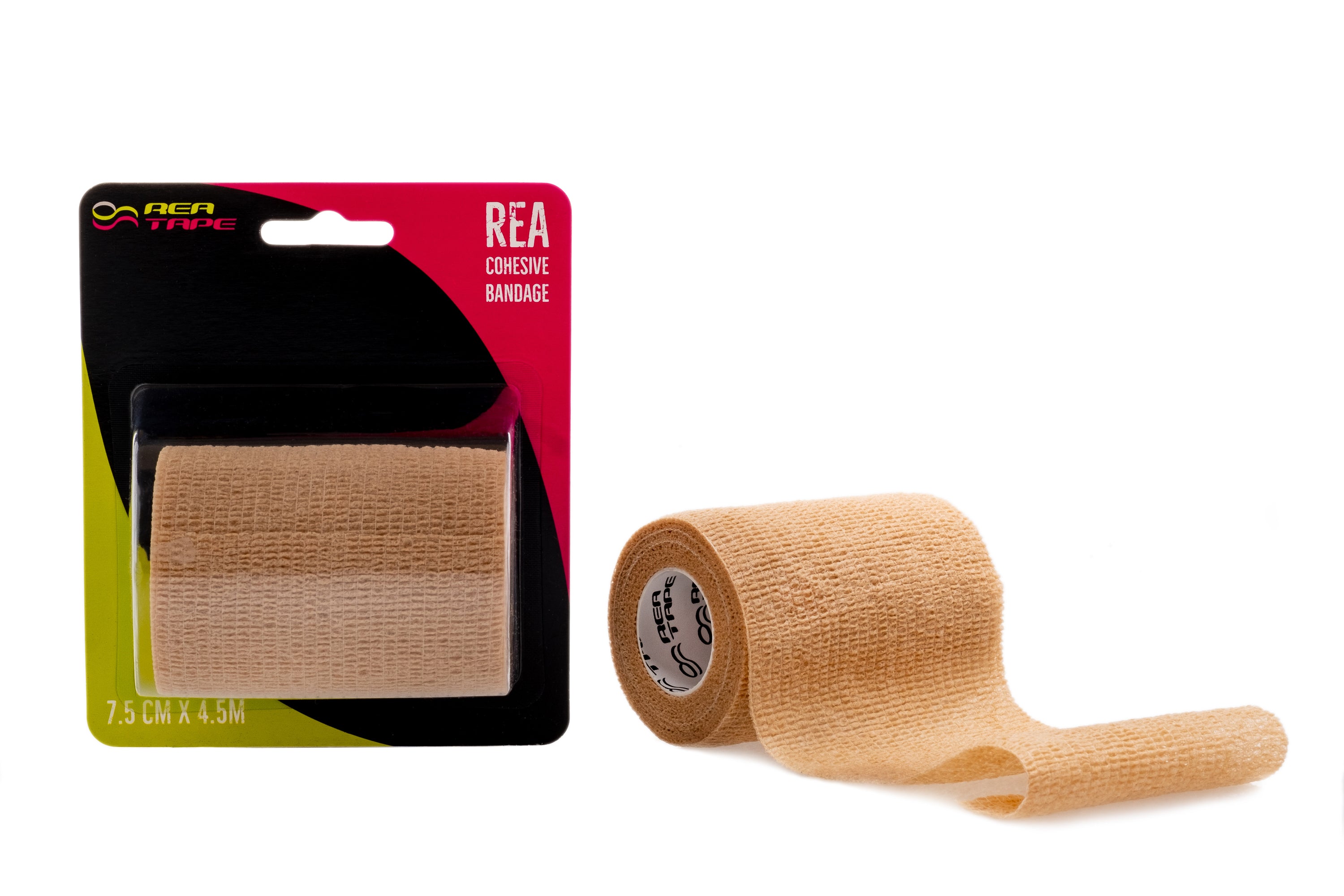 ReaTape - Bandaż Elastyczny  - Beżowy 7.5cm