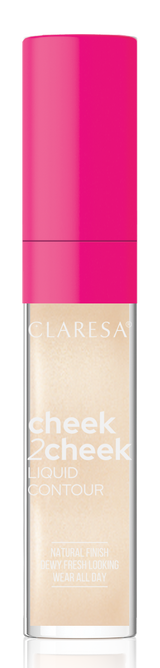 Claresa Rozświetlacz W Płynie Cheek2Cheek Liquid Contour 01 Crystal Light 7 G