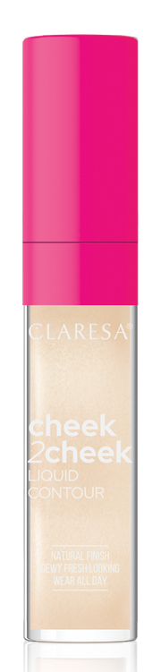Claresa Rozświetlacz W Płynie Cheek2Cheek Liquid Contour 01 Crystal Light 7 G