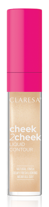 Claresa Rozświetlacz W Płynie Cheek2Cheek Liquid Contour 02 Glam Glow 7 g