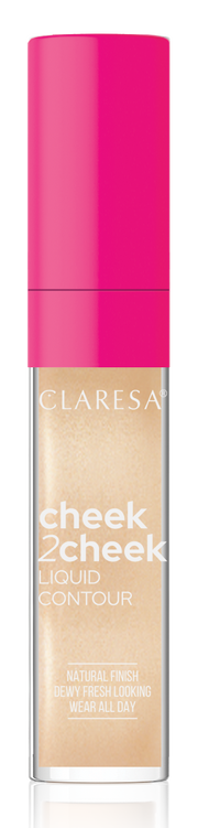 Claresa Rozświetlacz W Płynie Cheek2Cheek Liquid Contour 02 Glam Glow 7 g