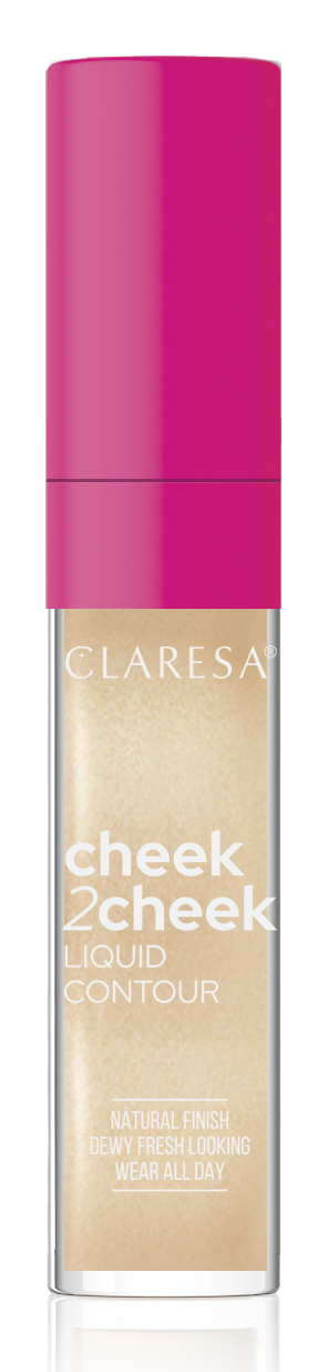 Claresa Rozświetlacz W Płynie Cheek2Cheek Liquid Contour 02 Glam Glow 7 g