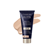 Claresa Beauty Protective Foundation Spf 50, Nawilżający Podkład Z Filtrem Spf 50 1W Light Warm, 30 Ml