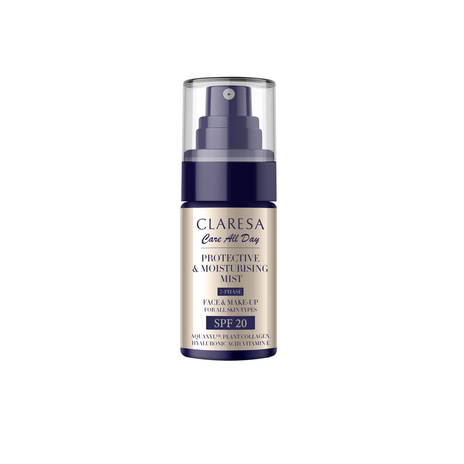Claresa Protective & Moisturising Mist With Spf 20, Mgiełka Ochronno-Nawilżająca Z Spf 20, 50 Ml