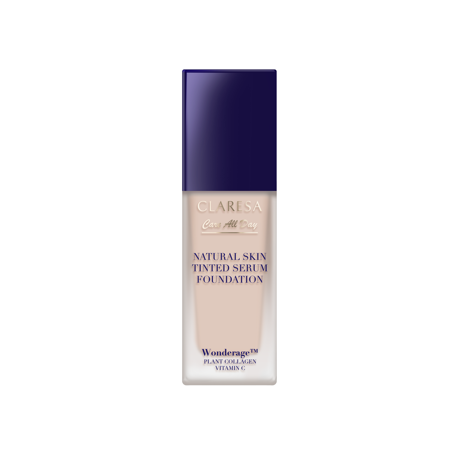 Claresa Care All Day Natural Skin Tinted Serum Foundation, Podkład-Serum Z Naturalnym Wykończeniem 0N Fair Neutral, 32 Ml