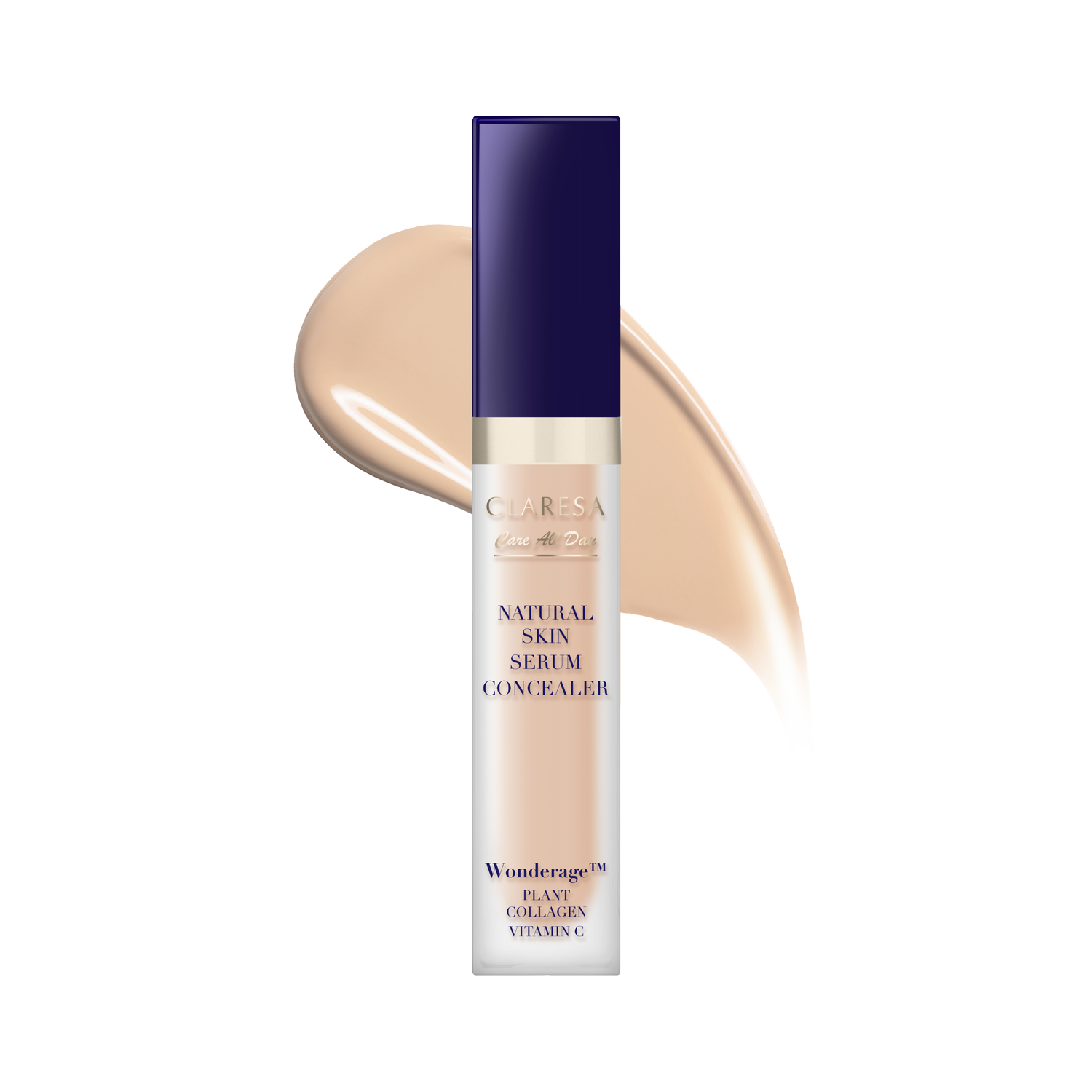 Claresa Natural Skin Serum Concealer, Korektor-Serum Z Naturalnym Wykończeniem 1W Light Warm 7 Ml