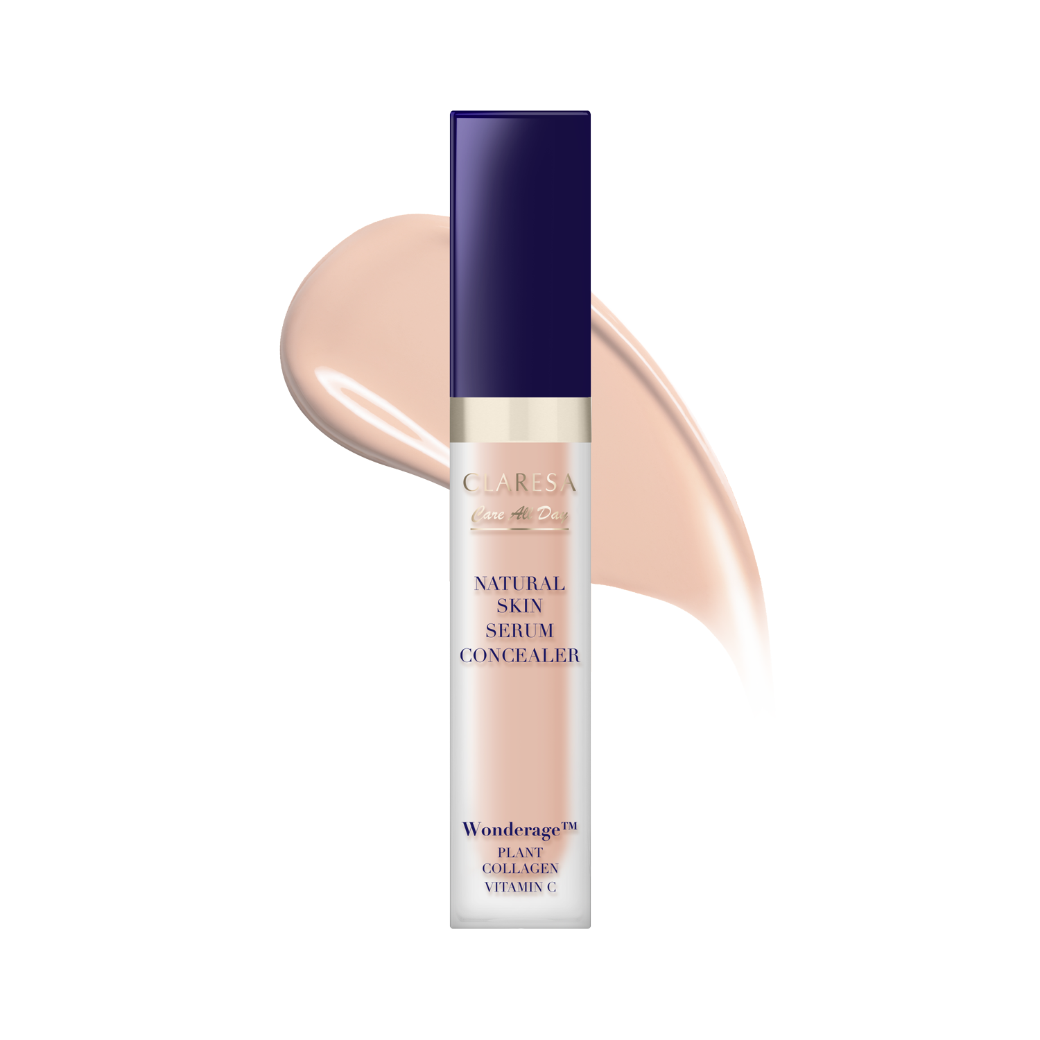 Claresa Natural Skin Serum Concealer, Korektor-Serum Z Naturalnym Wykończeniem 1P Peach 7 Ml