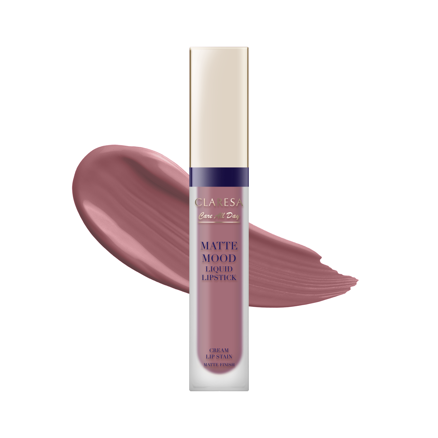 Claresa Care All Day Matte Mood Liquid Lipstick, Matowa Pomadka W Płynie Do Ust 02 Hope, 7 Ml
