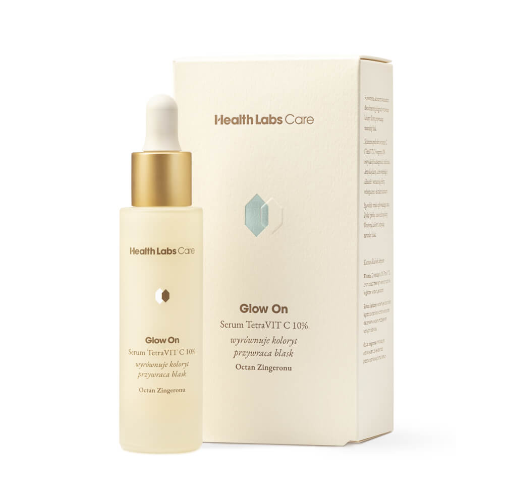 Health Labs Care Glow On Serum TetraVIT C 10% Eliksir Rozświetlający 30ml