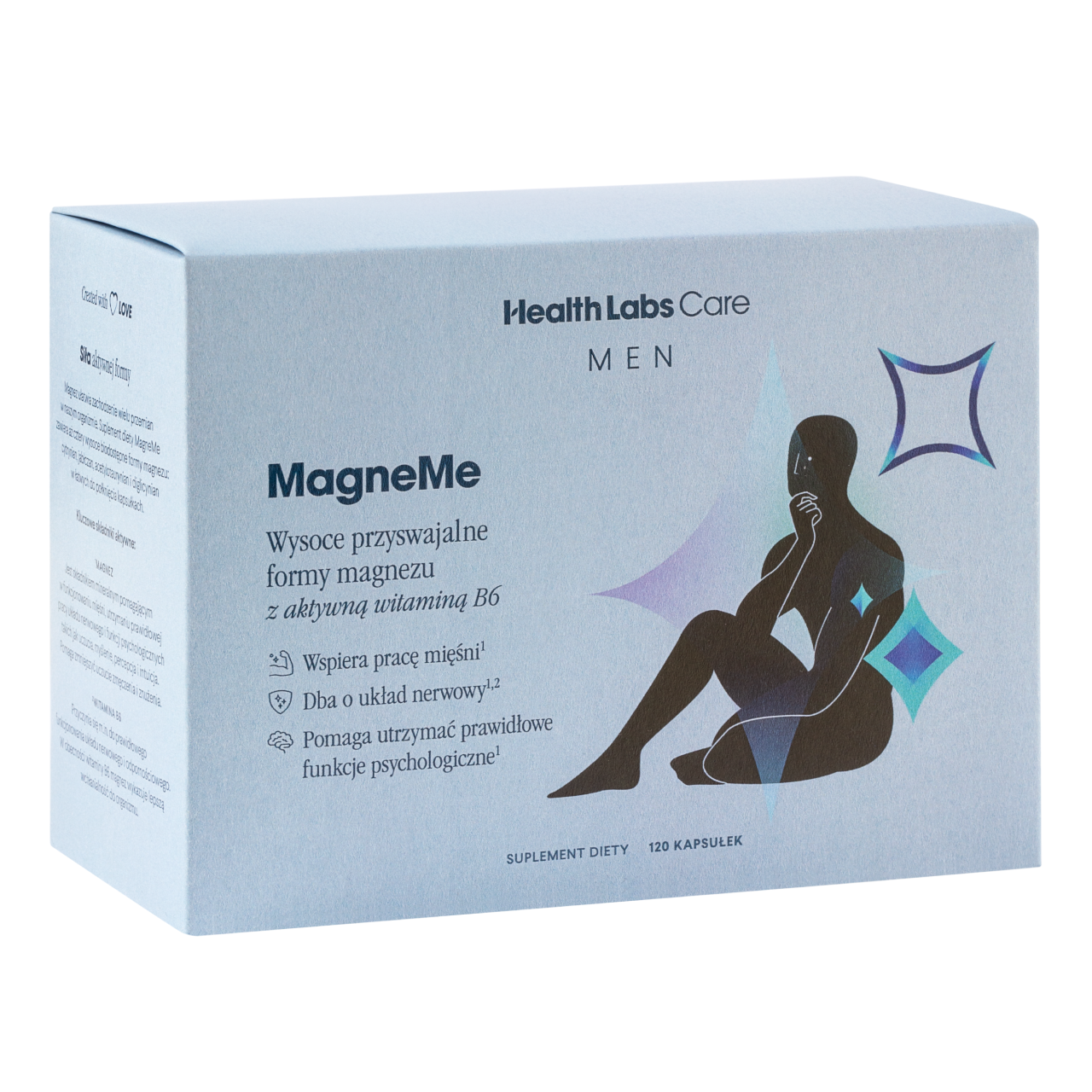 Health Labs Care, Suplement Diety MagneMe Men 120 Kapsułek