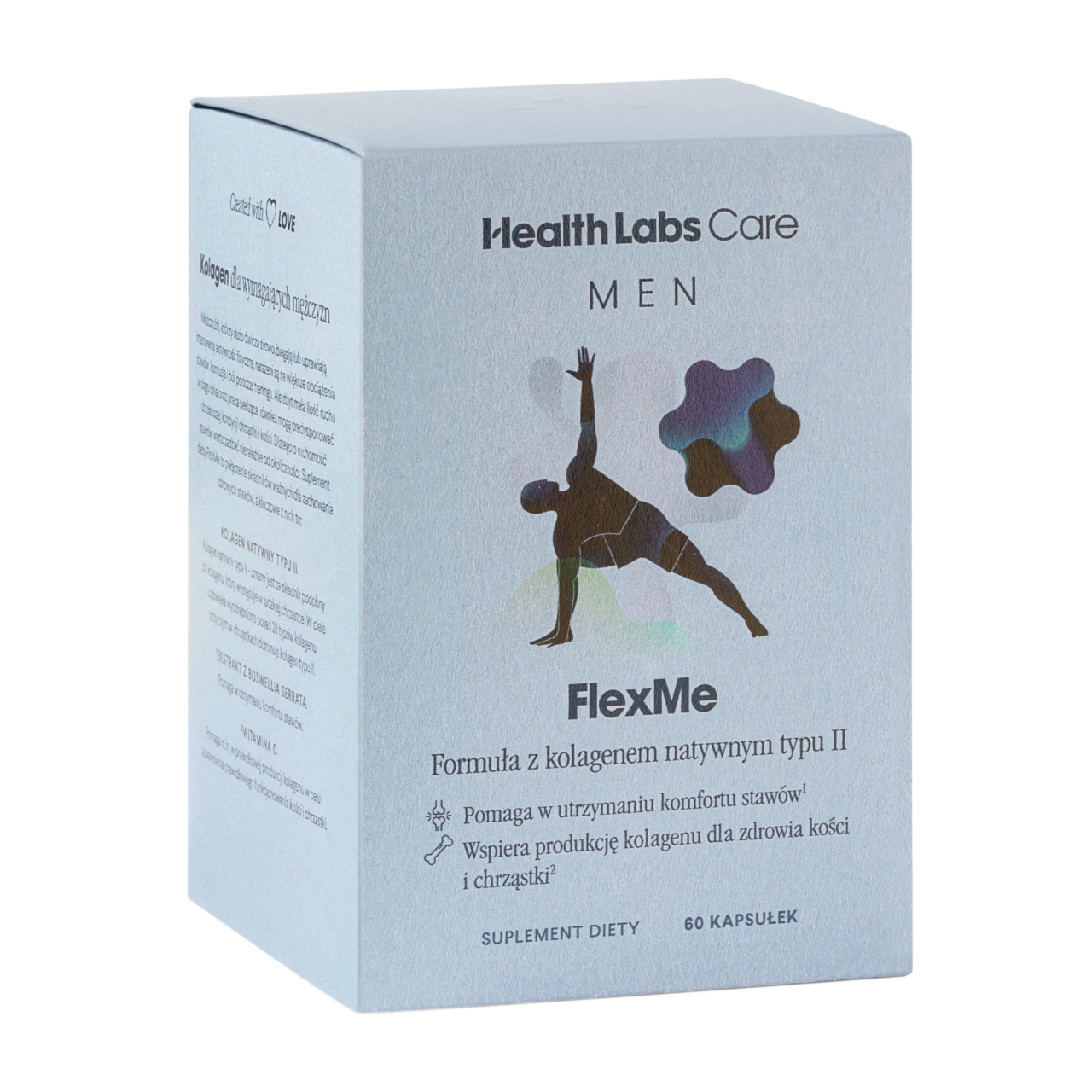 Health Labs Care FlexMe Men Formuła Na Stawy Z Kolagenem Dla Mężczyzn Suplement Diety 60 Kapsułek