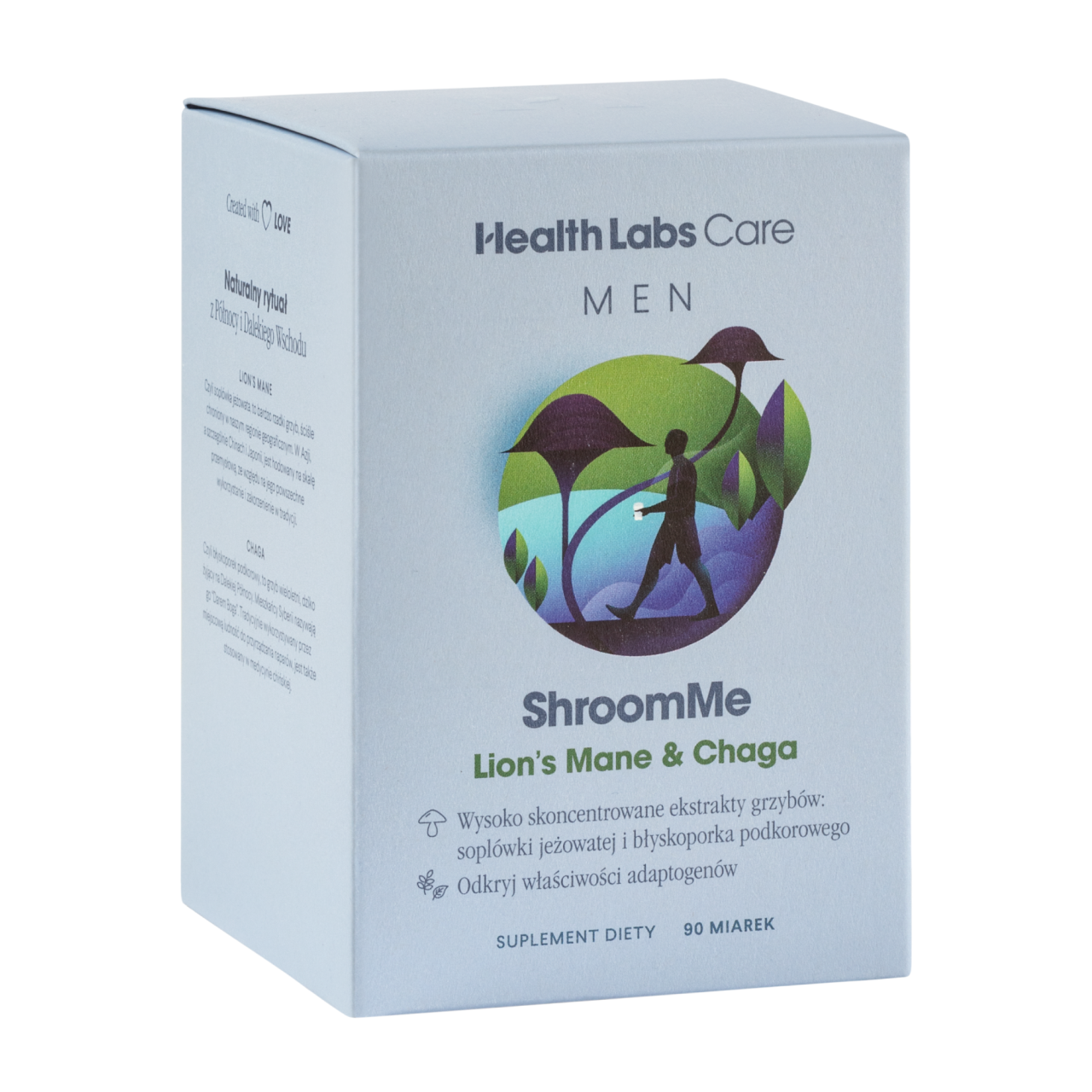 Health Labs Care Suplement Diety ShroomMe Men Lion's Mane & Chaga 90 Porcji
