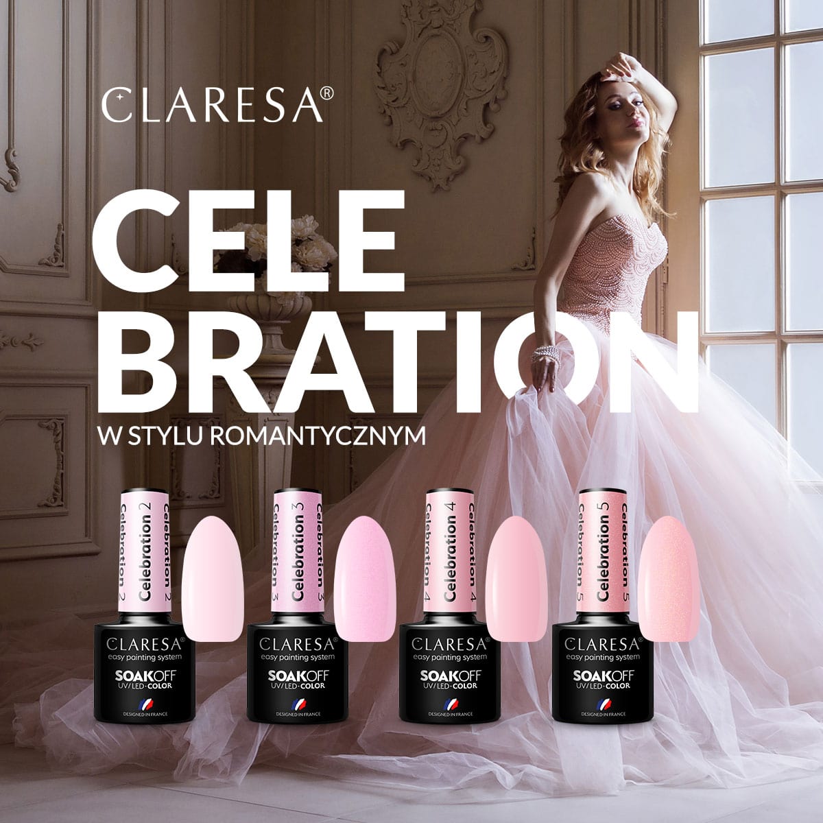 Claresa - lakier hybrydowy CELEBRATION 4 -5g