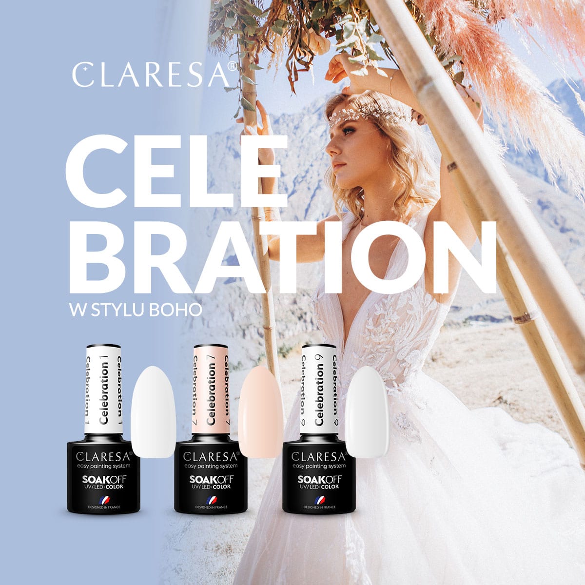 Claresa - lakier hybrydowy CELEBRATION 9 -5g