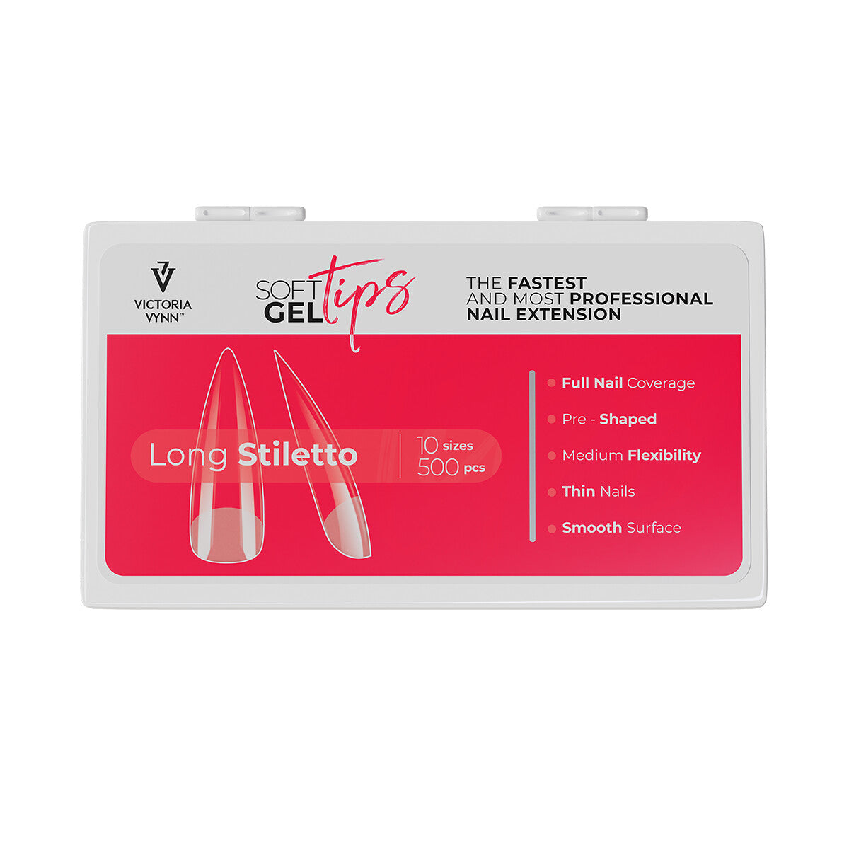 Victoria Vynn SOFT GEL TIPS Long Stiletto