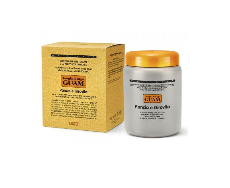 Guam Pancia Girovita - Tummy And Waist - Wyszczuplające Błotko Na Tłuszczyk Brzuch I Biodra – 1000g