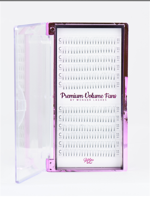 Wonder Lashes Rzęsy Premium Volume Fans 4D C 0,07