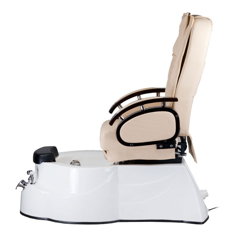 Fotel Do Pedicure Z Masażem Br-3820d Kremowy