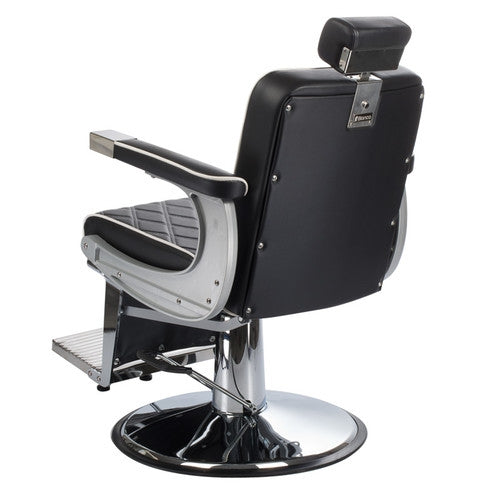 Fotel Barberski Lumber Bh-31825 Czarny Lux