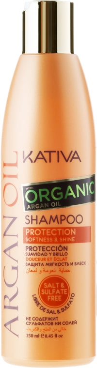 KATIVA Argan Oil Shampoo - Szampon z Olejkiem Arganowym 250ml