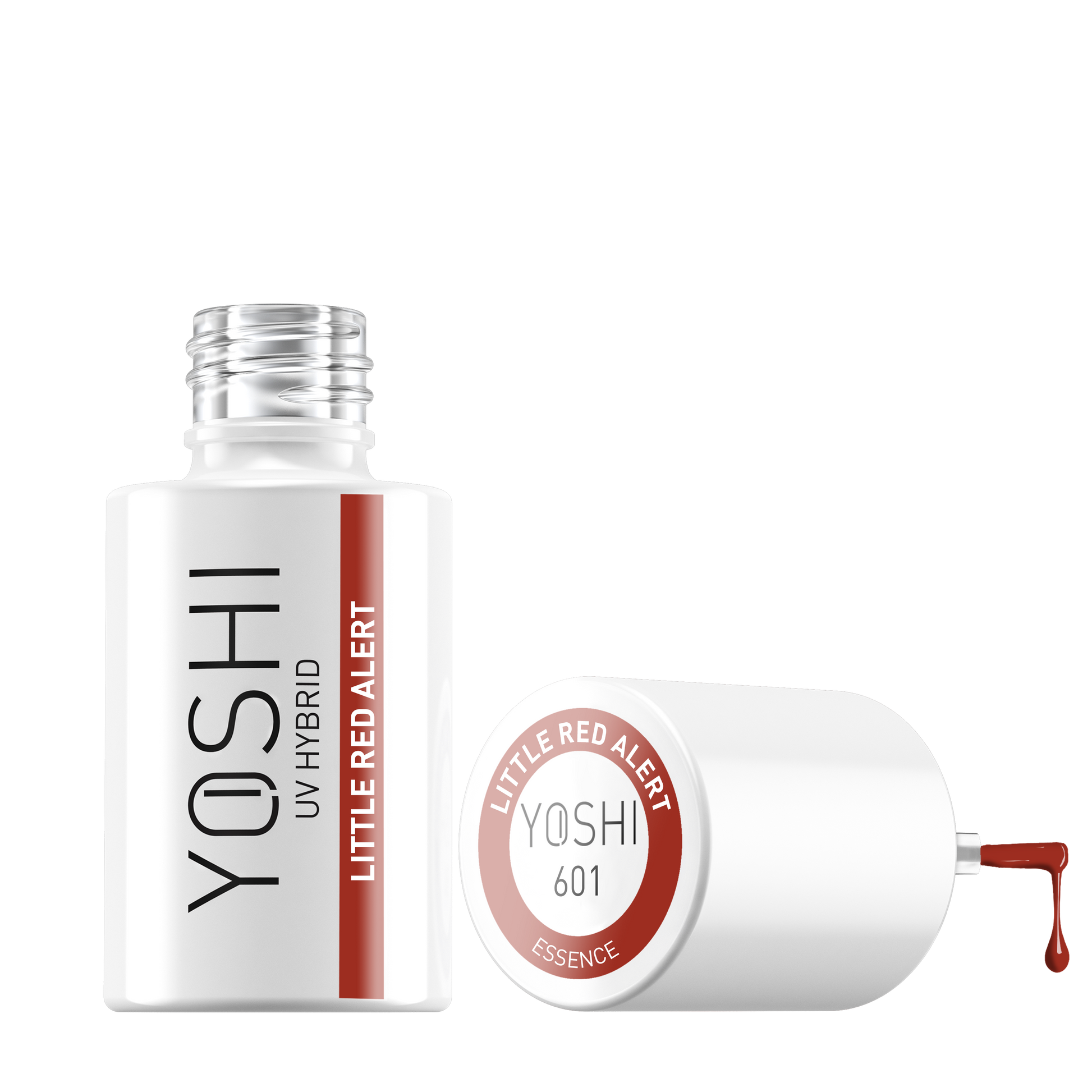 Yoshi - Lakier Hybrydowy 601 Little Red Alert 6ml