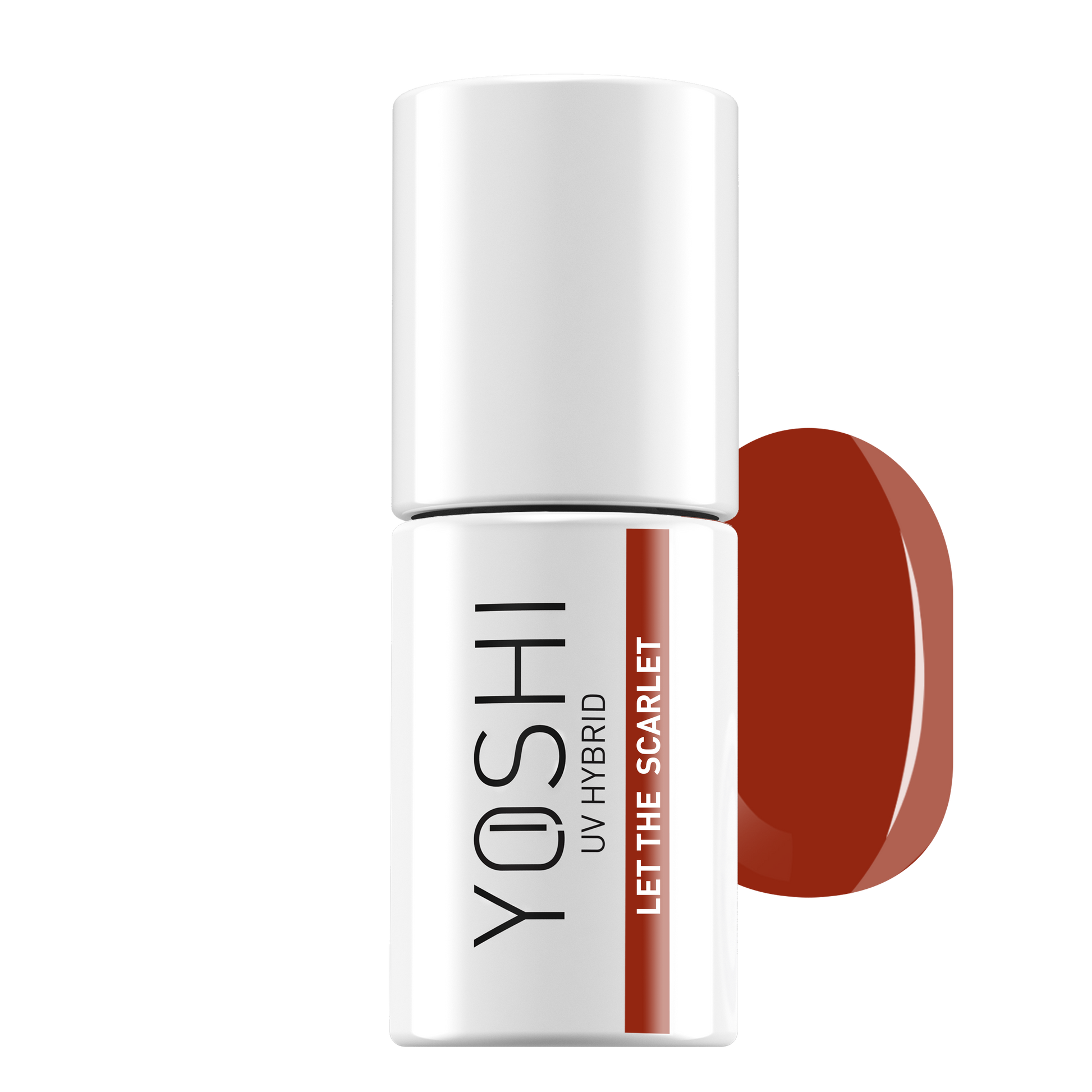 Yoshi - Lakier Hybrydowy 604 Let The Scarlet 6ml