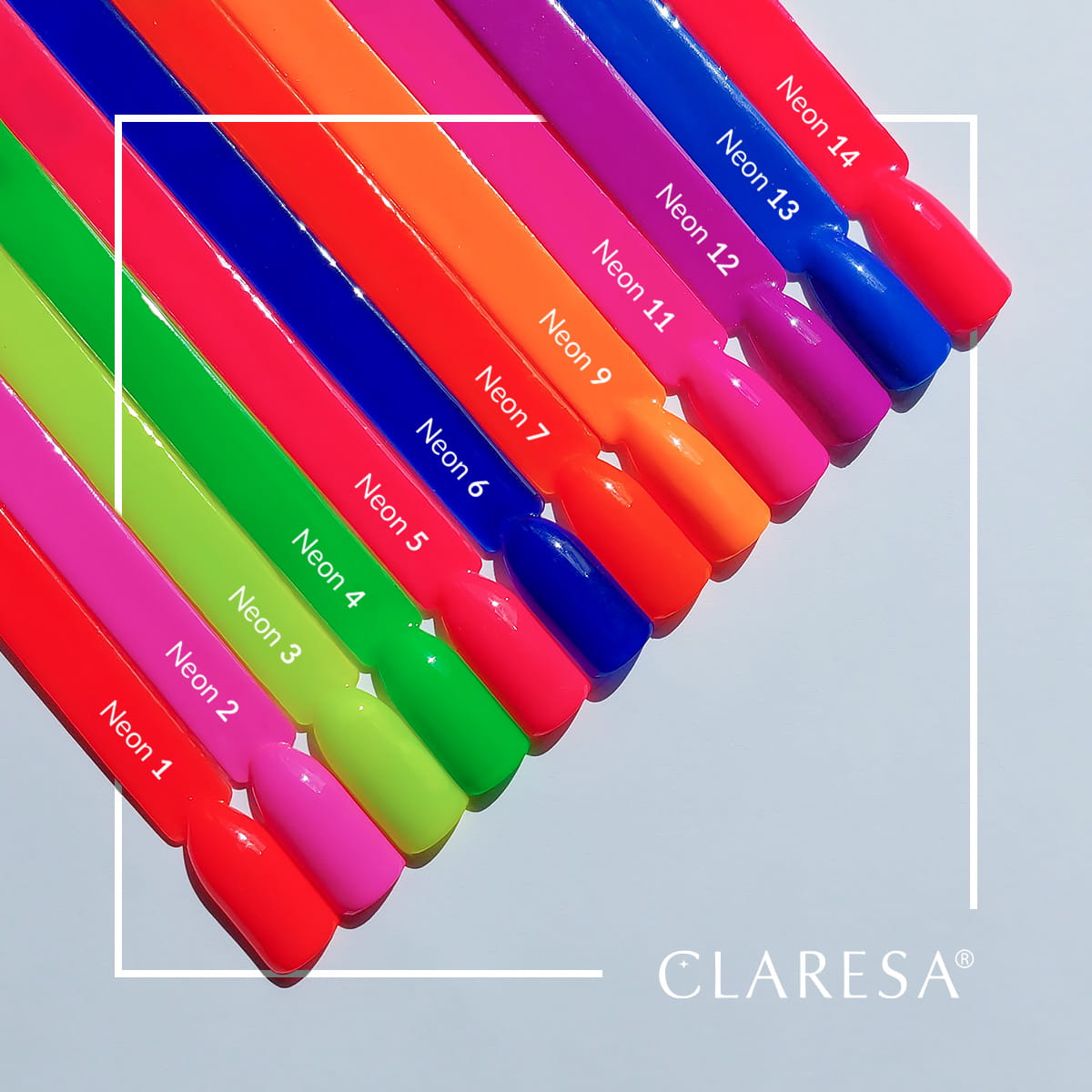 Claresa - Lakier hybrydowy NEON 2 -5g